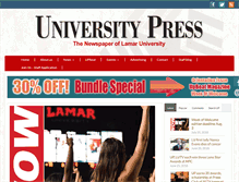 Tablet Screenshot of lamaruniversitypress.com